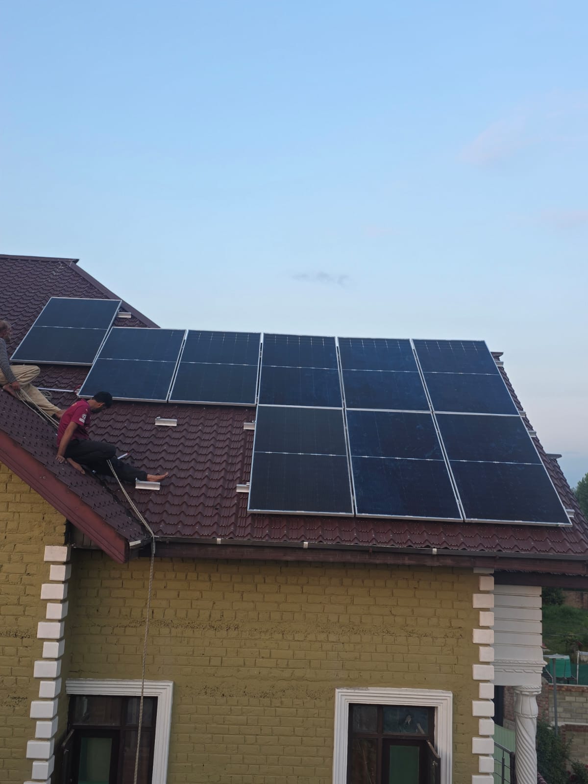 Industrial Solar Farm Setup